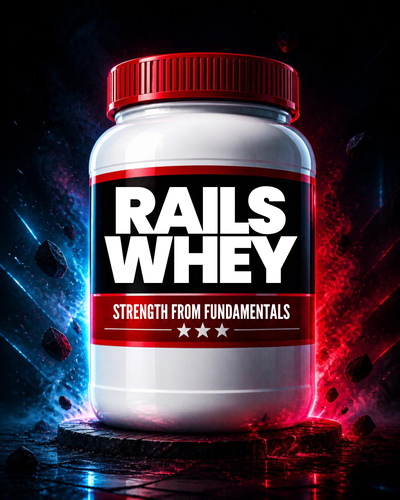 Rails Whey tub: Strength from fundamentals